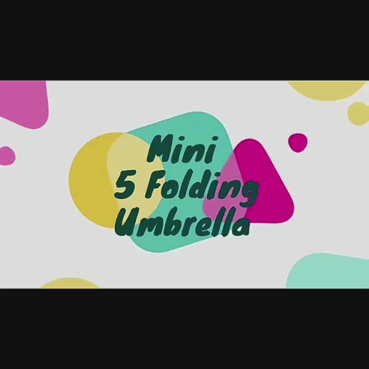 Mini Capsule Shaped Umbrella