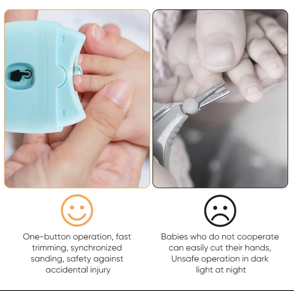 Gentle Baby Nail Trimmer Electric Rechargeable