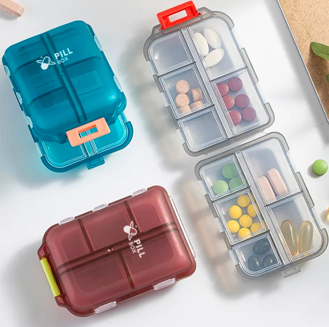 Mini Travel Pills Box Medicine Carry Box Seal Storage Container Holder