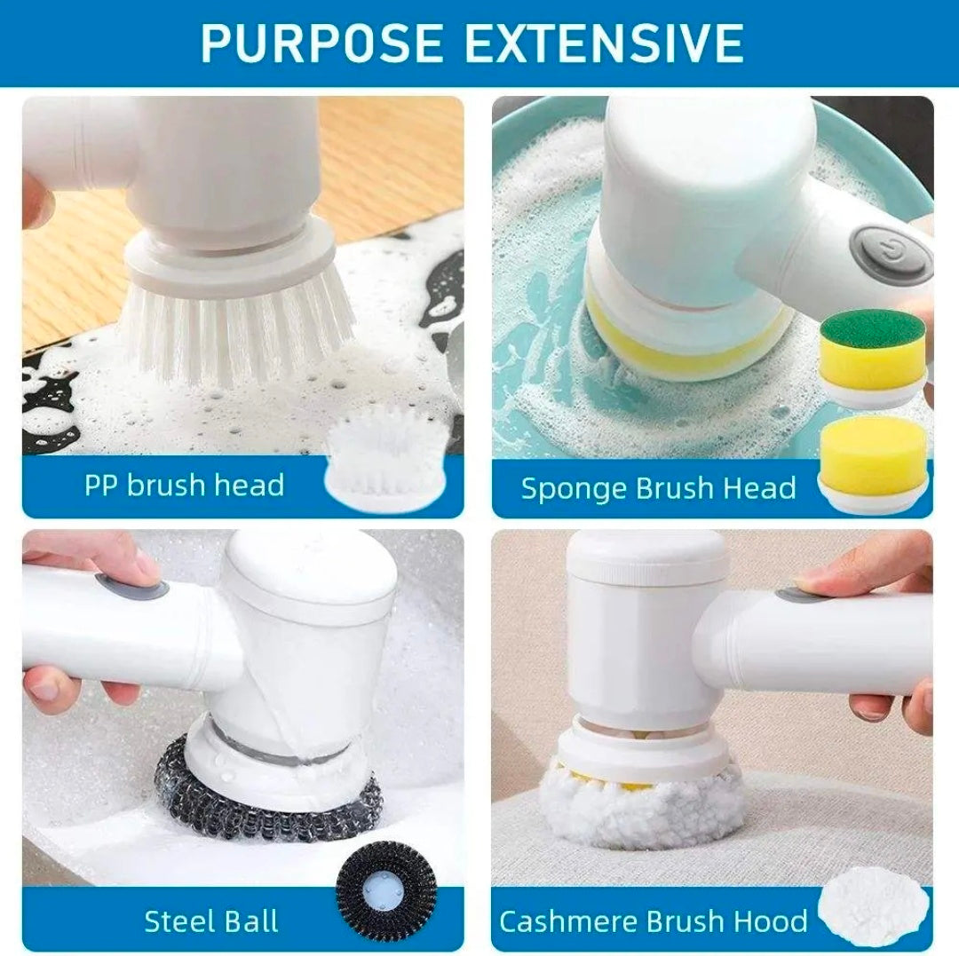 5 in 1 Magic Brush Electric Scrubber