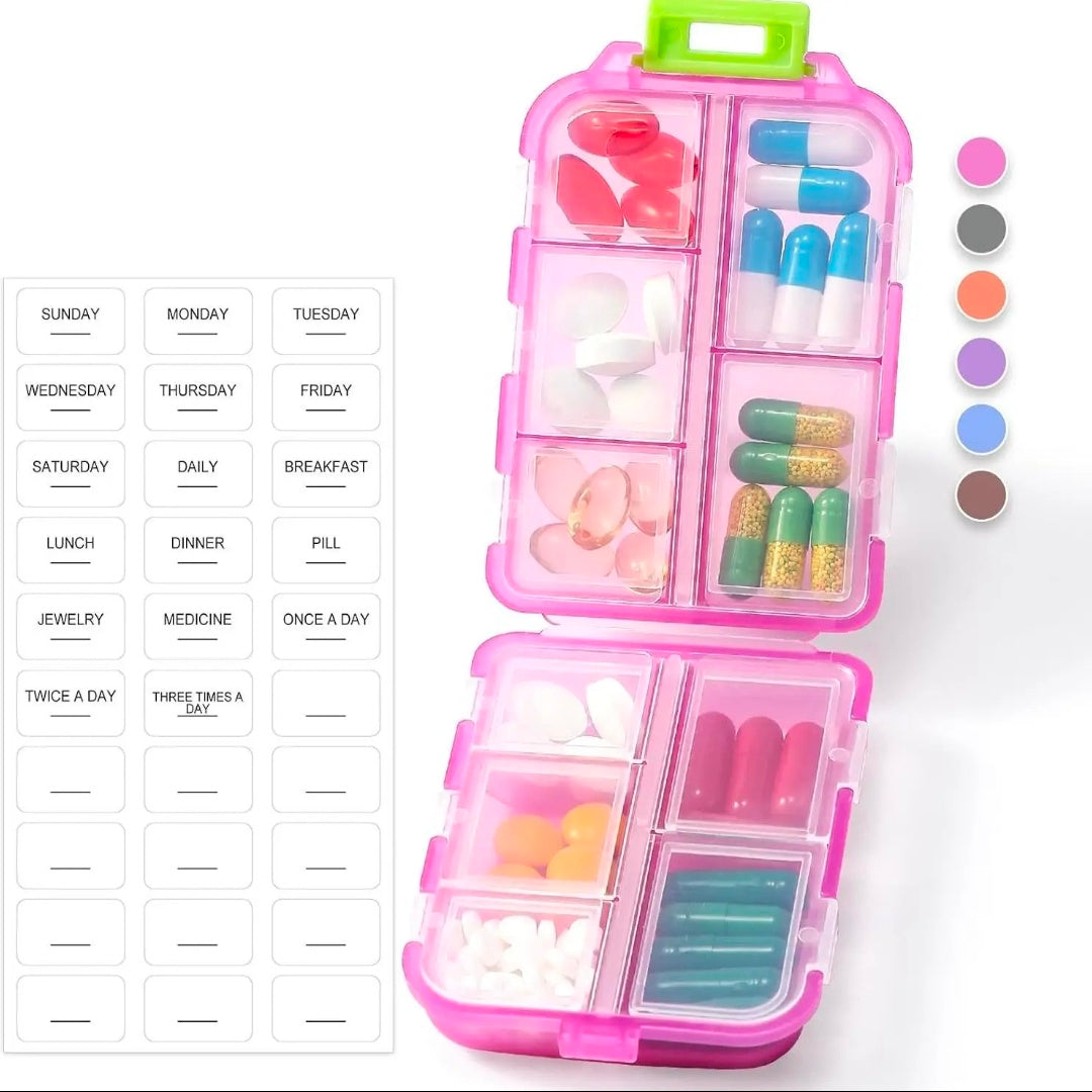 Mini Travel Pills Box Medicine Carry Box Seal Storage Container Holder